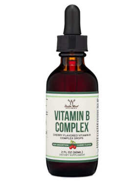 美国液体维生素B复合物 Vitamin B Complex B3+6+B7生物素B9 B12