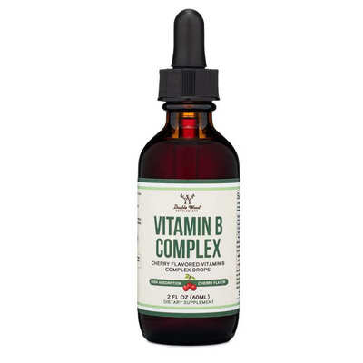 美国液体维生素B复合物 Vitamin B Complex B3+6+B7生物素B9 B12