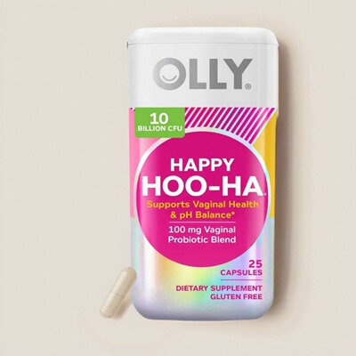 美国OLLY Happy Hoo-Ha女性益生菌阴道健康和pH平衡Vaginal 25粒