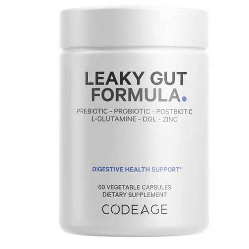 Codeage Leaky Gut FORMULAL-谷氨酰胺N-乙酰葡萄糖胺益生菌丁酸