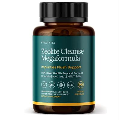 Zeolite Cleanse 美国成人肝脏保健配方Liver Cleanse Detox90粒