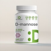 美国女士男性甘露糖胶囊尿路膀胱保健D Mannose240粒DEAL植物提取