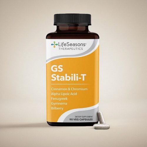 美国GS Stabili-T血糖平衡成人铬肉桂Gymnema越橘α-硫辛酸 90粒