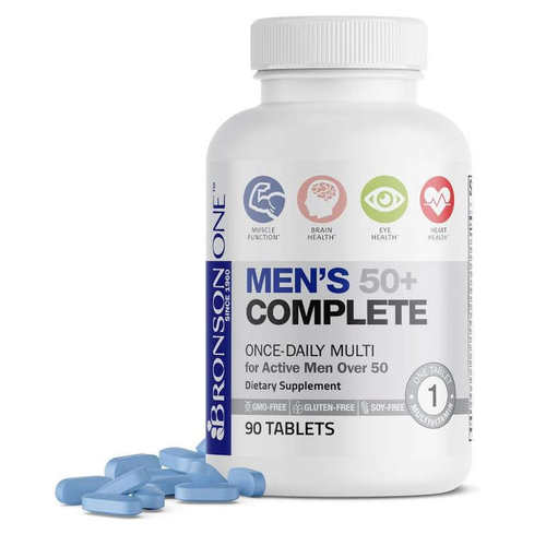 Bronson ONE Daily Mens 50+ 男士复合维生素Multivitamin 90粒
