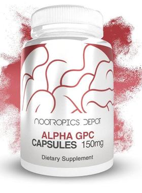Nootropics Depot Alpha GPC 成人脑力胶囊Choline Brain认知记忆