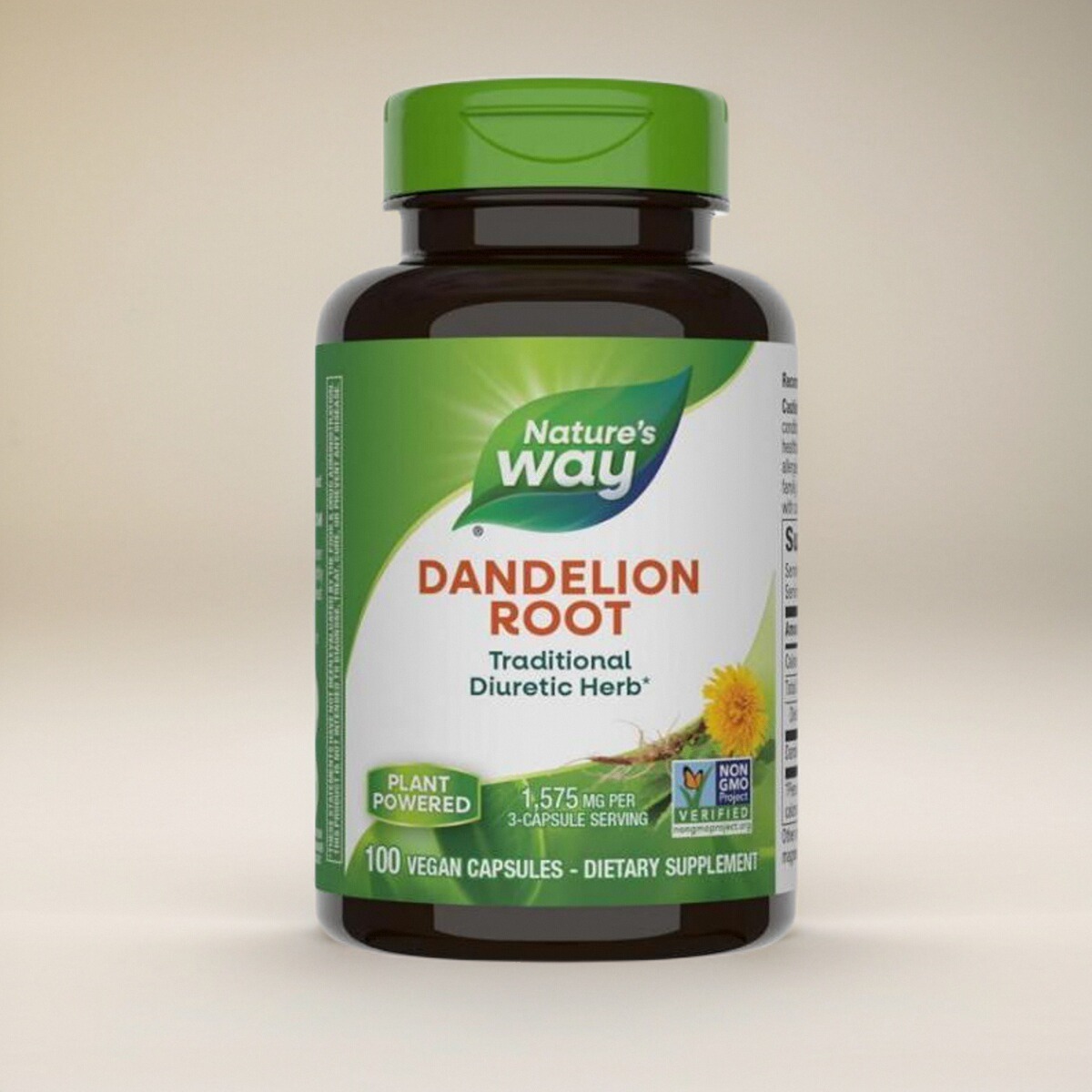 美国蒲公英根胶囊肝脏Dandelion Root素食Nature's Way尿路保健