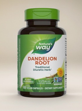 美国蒲公英根胶囊肝脏Dandelion Root素食Nature's Way尿路保健