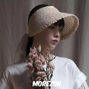 MOREZON【KREUZZZ】设计师23SS新款Dew潮人休闲百搭空顶遮阳帽子