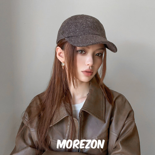 MOREZON【Mossant】25AW秋冬新款潮人休闲简约百搭灯芯绒棒球帽子