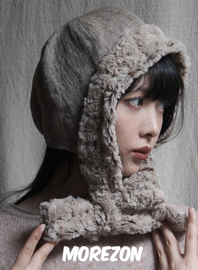 MOREZON【KREUZZZ Nausicaa】秋冬设计师手工潮人时尚兜帽宝宝帽
