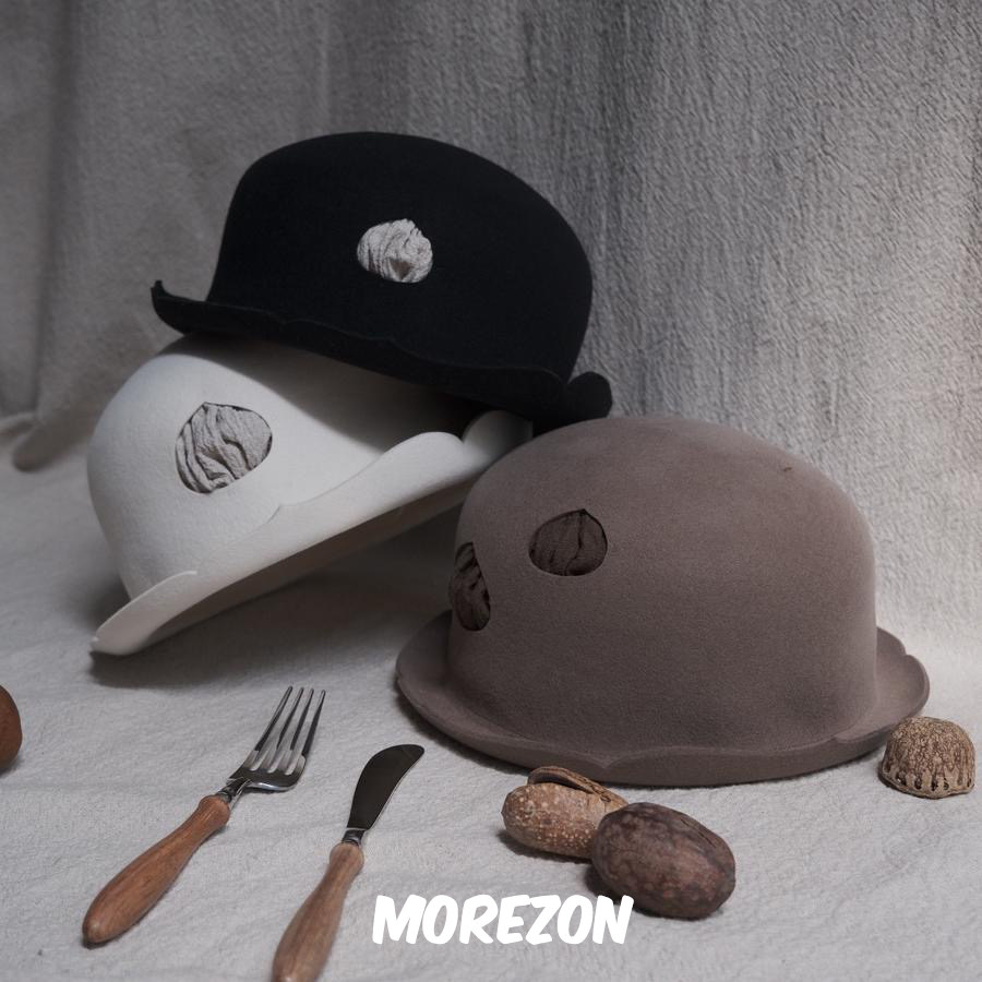 KREUZZZ设计师手工圆顶渔夫帽