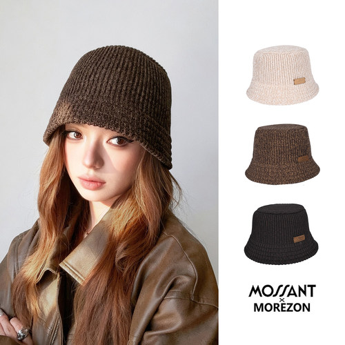 MOREZON【Mossant】26秋冬新款设计师潮人简约百搭平顶渔夫帽子女