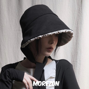 MOREZON【KREUZZZ SCOTS BONNET】设计师手工双面飘带宝宝帽