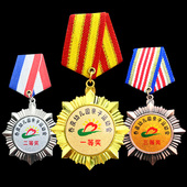 儿童小勇士勇敢奖励勋章学生夏令营胸章纪念奖章定制奖牌徽章定做