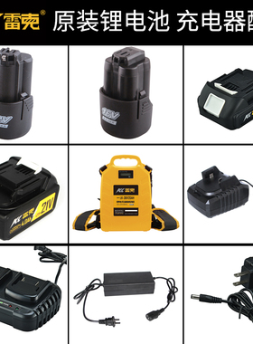 雷克锂电池12V16V21V充电器电钻角磨机电锤电圆锯电扳锂电池配件
