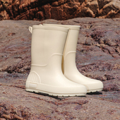 女款 轻便套鞋 硅胶防滑时尚 防水胶鞋 成人 外穿雨靴中筒水鞋 军登雨鞋