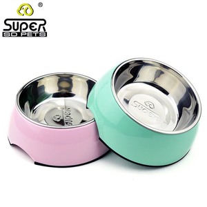 大胖商店 休普Super狗碗单碗不锈钢狗狗食盆树脂宠物碗猫碗猫食盆