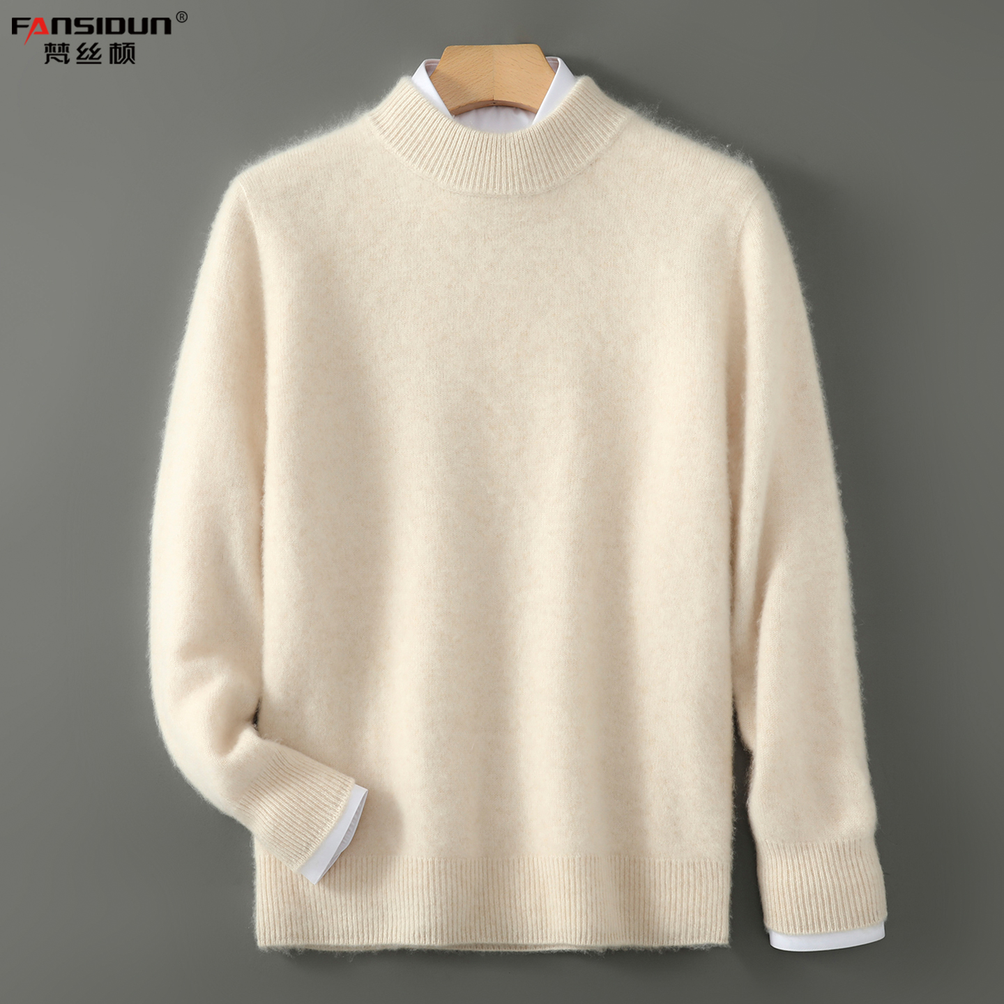 100%纯羊毛面料软糯轻盈保暖毛衫