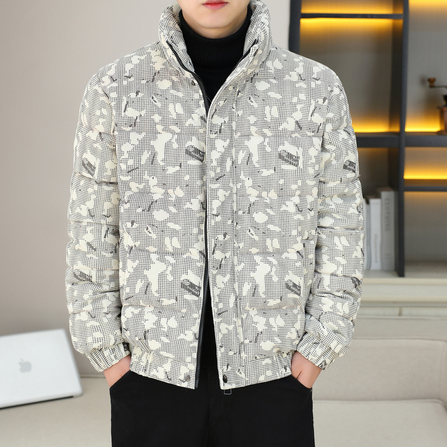 冬季棉衣男士2025新款加厚保暖休闲羽绒棉服青年冬装高端棉袄外套