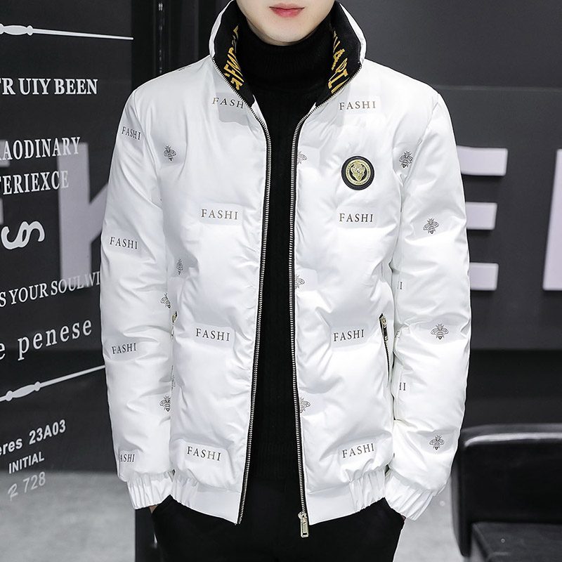 亮面男士棉衣加厚保暖