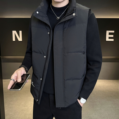 冬季轻薄保暖羽绒马甲外套