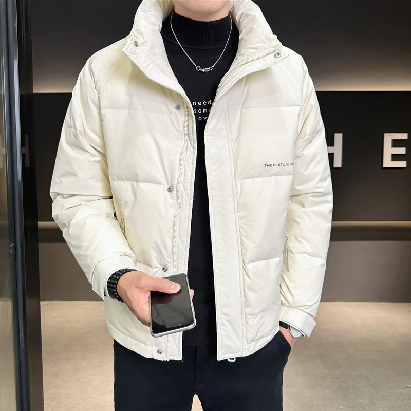 冬季新款休闲羽绒服外套男