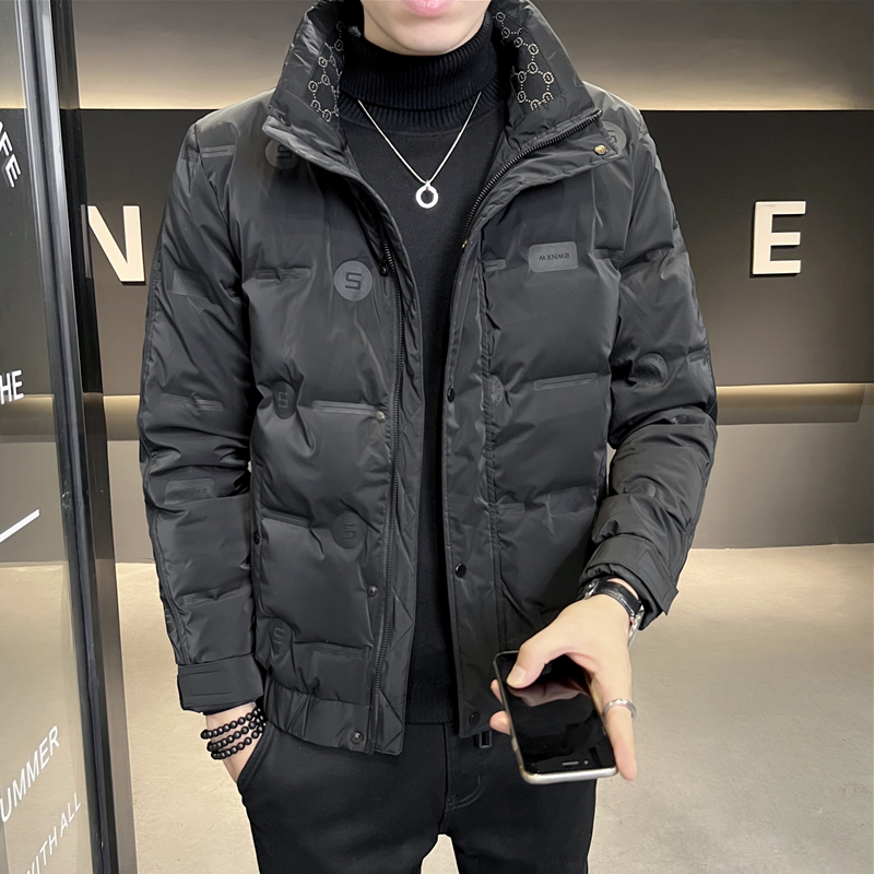 卡磊立领羽绒服轻薄保暖