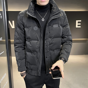 羽绒服男士2025年新款潮牌轻薄短款帅气冬装加厚保暖外套冬季男装