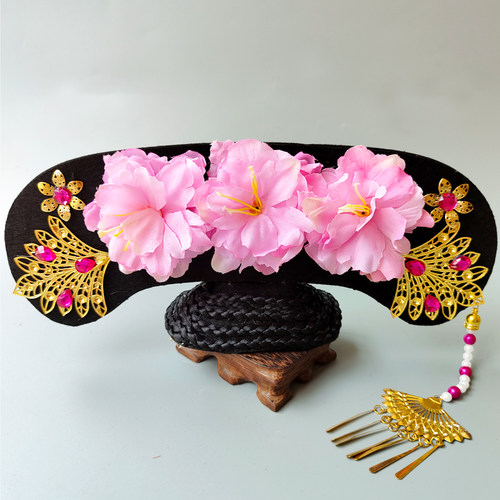 复古宫廷娘娘旗头发饰