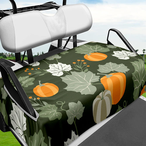 时尚南瓜系列高尔夫球易于清洁和安装观光车套高尔夫球车座椅套81