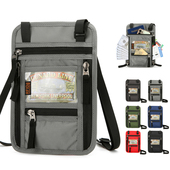 新款 出国旅行护照包挂脖多功能证件包护照夹RFID证件卡袋定制logo