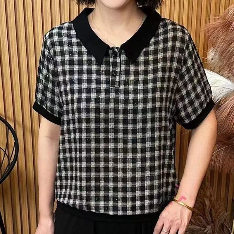 【芭拉婷】妈妈装流行欧若拉时尚潮牌女装宽松夏装女士独特漂亮小