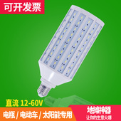 超亮12V低压玉米灯48V60V电动车电瓶夜市摆摊露营太阳能直流灯泡