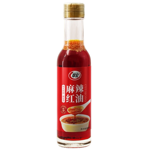 翠宏麻辣红油180ml瓶装无渣油泼辣子四川特香辣椒油凉拌菜调味料