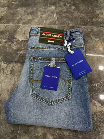 2026Ja*Ob Spring/Summer New Jeans European Style Men's Denim High-Quality Light Luxury Straight-Leg Luxury Italian