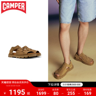沙滩鞋 Camper看步男鞋 编织镂空防滑透气休闲凉鞋 新款 Brutu夏季