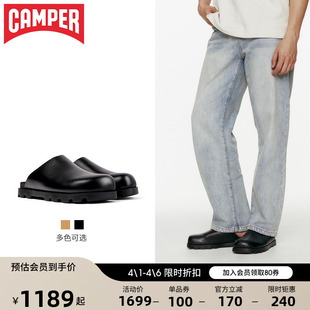 勃肯鞋 Camper看步男鞋 Brutus Sandal新款 外穿包头皮轻便拖鞋