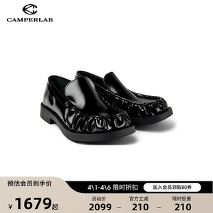 时尚 CAMPERLAB看步男女鞋 Mil 1978一脚蹬复古舒适乐福鞋 褶皱皮鞋