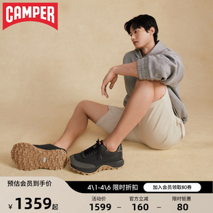 老爹鞋 Camper看步男鞋 户外黑色休闲鞋 复古休闲鞋 Drift Trail新款