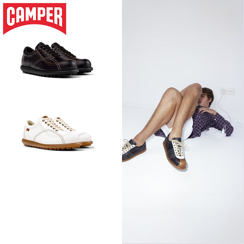 【新品】Camper看步男女鞋Pelotas Ariel复古甲壳虫鞋真皮皮鞋