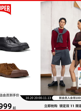 【26新品】Camper看步男女鞋junction踝靴复古休闲时装低跟短筒靴