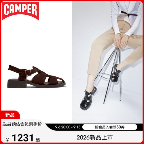【新品】Camper看步女鞋Dana时尚舒适夏季鞋通勤日常罗马凉鞋