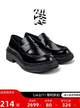 CAMPERLAB看步男女同款Vamonos新款厚底增高英伦乐福鞋休闲小皮鞋