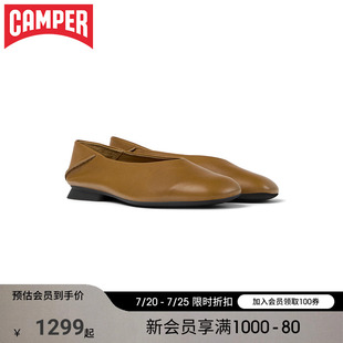 淺口單鞋 奶奶鞋 Casi 棕色牛皮氣質款 Myra夏季 Camper看步女鞋