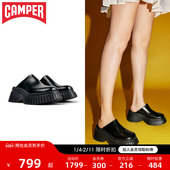 Camper看步女鞋 厚底增高松糕一脚蹬半拖凉鞋 夏季 穆勒拖鞋