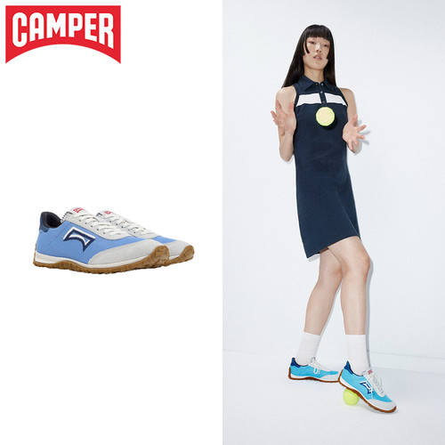 【新品】Camper看步女鞋Drift Walk撞色百搭轻便系带鞋户外休闲鞋