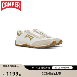 Drift 新品 Camper看步女鞋 户外休闲鞋 Walk撞色百搭轻便系带鞋