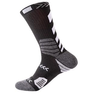 专业运动篮球袜毛巾底吸汗防滑男款路人王实战精英减震中长筒袜子