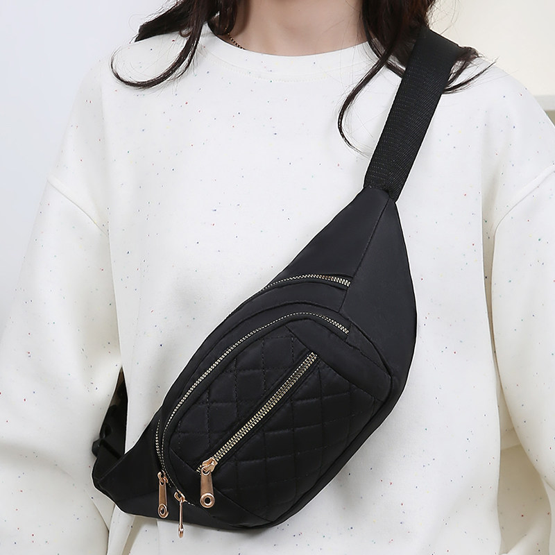 2026新款韩版简约斜挎包胸包男女多功能手机腰包休闲工作轻便防水
