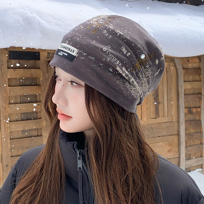 帽子女士冬季宽松大头围登山冷帽